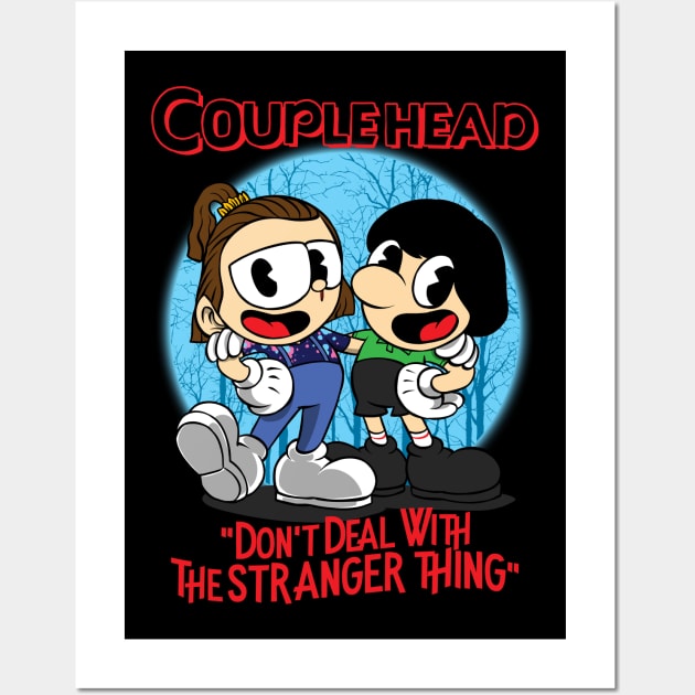 Couple head Wall Art by joerock